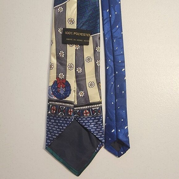 Christmas Necktie Tie Mens 59 3.5 Santa Multicolor Chimney Holiday Party Office - Picture 6 of 8